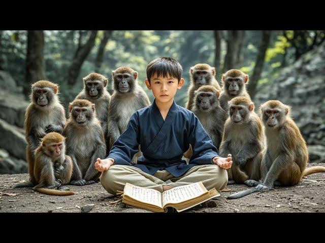 Kung Fu Movie! Guided by a monkey, a boy discovers a martial arts secret, destined for greatness!