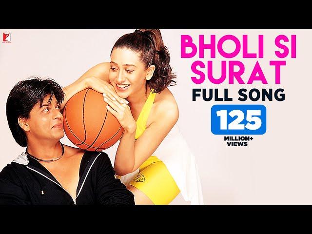 Bholi Si Surat Song | Dil To Pagal Hai | Shah Rukh Khan, Madhuri Dixit, Karisma Kapoor | Lata, Udit