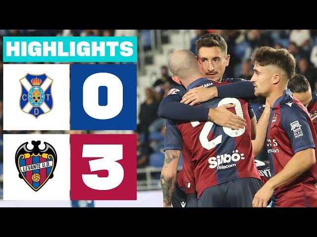 CD TENERIFE 0 - 3 LEVANTE UD I HIGHLIGHTS LALIGA HYPERMOTION