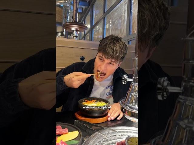 Vegetarian tries KOREAN BBQ for the first time... 