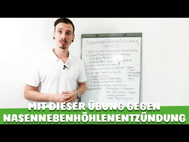 NASENNEBENHÖHLENENTZÜNDUNG - Mit DIESER ÜBUNG wirst DU sie los