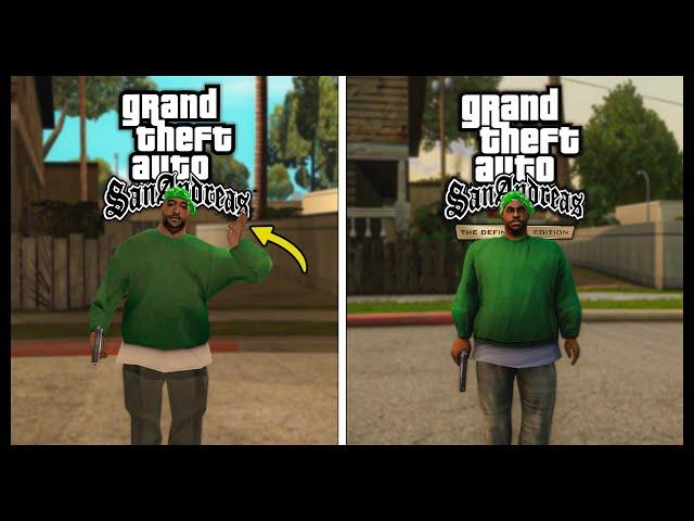 Why is GTA San Andreas: Original better than The Definitive Edition?