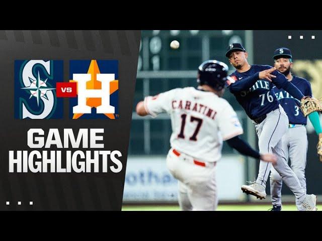 Mariners vs. Astros Game Highlights (5/24/25) | MLB Highlights