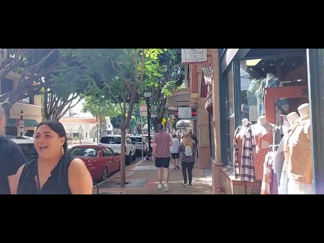 San Luis Obispo downtown walking tour.