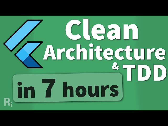 Learn Flutter Clean Architecture & TDD - Full Course (Flutter Tutorial)