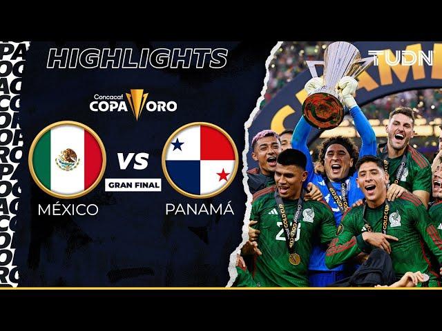 Resumen y goles | México vs Panamá | Copa Oro 2023-Final | TUDN