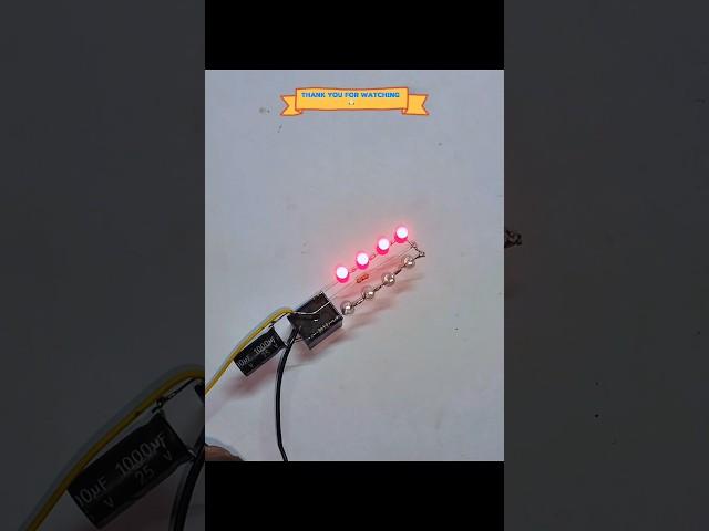 How to Make a Red & Blue Blinking Light Using 12V Relay | Easy DIY Electronics Project