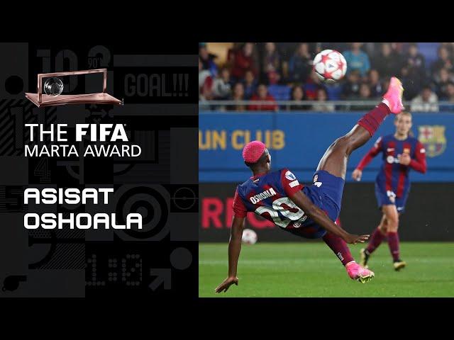 Asisat Oshoala | Barcelona v Benfica | FIFA Marta Award 2024 Nominee