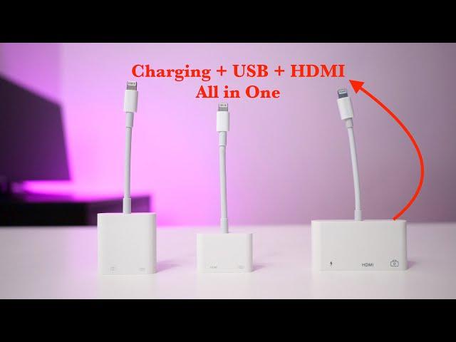 Lightning to USB and HDMI adapter-It actually works!