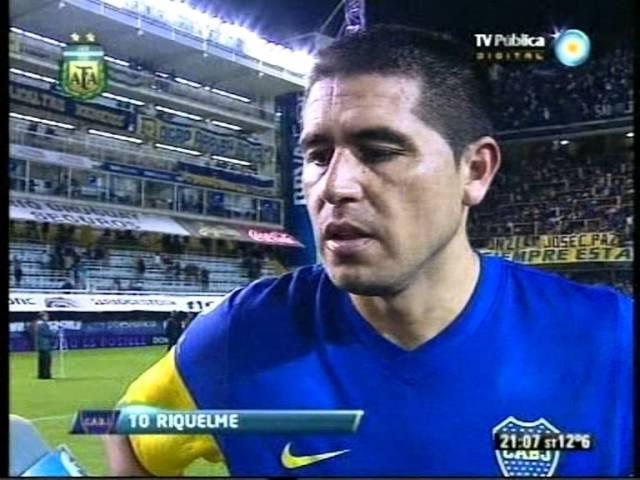 Boca 0 Vélez 0 // Entrevista a Juan Román Riquelme