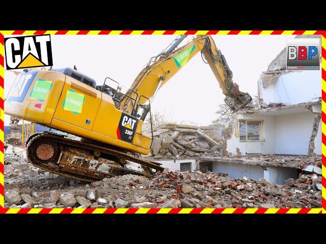 CAT 336F - Abbruch Wohnhäuser, Waiblingen, 2024. #caterpillar #demolition