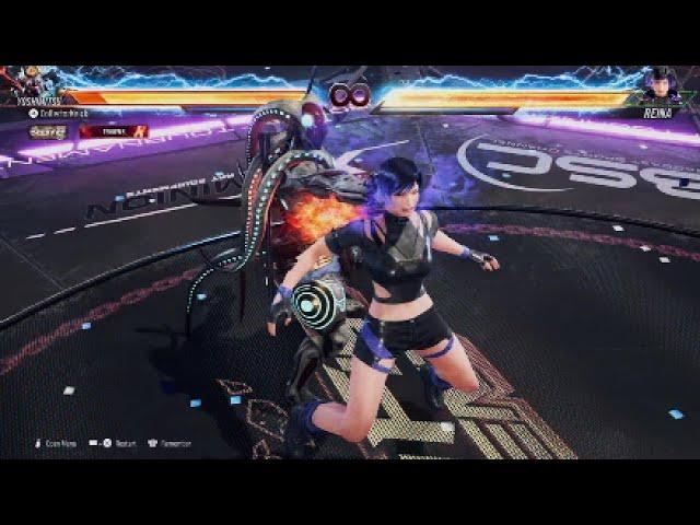 TEKKEN 8: Yoshimitsu's Grabs on "Alternate B" Reina (Requested)