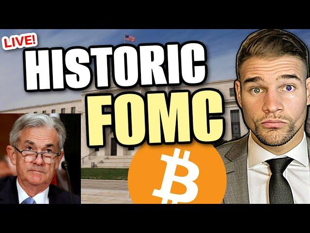  LIVE - HISTORIC FOMC WITH TRUMP!! BITCOIN & CRYPTO! DAY TO END ALL DAYS!!!! Jerome Powell Speaks!