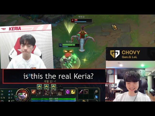 T1 Keria Goes Mid vs GEN Chovy - Best of LoL Stream Highlights (Translated)