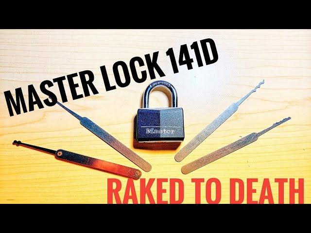 Master Lock 141D - Amazon's Choice - RAKED TO DEATH