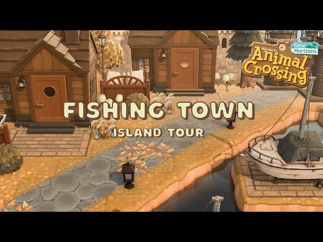 Aesthetic Natural Fishing Town // Animal Crossing New Horizons