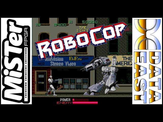 Robocop (MiSTer FPGA - Data East MEC-M1 - Jotego) (1440p 60fps)