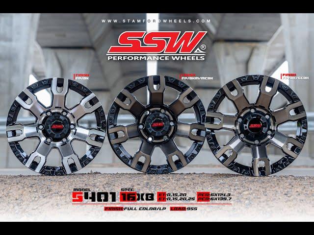 SSW S401 Size 16x8 PCD 6x114.3-139.7