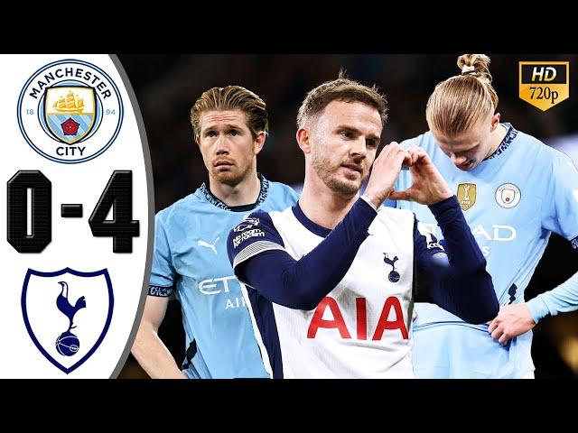 Manchester City vs Tottenham 0-4 Highlights & All Goals 2024 HD