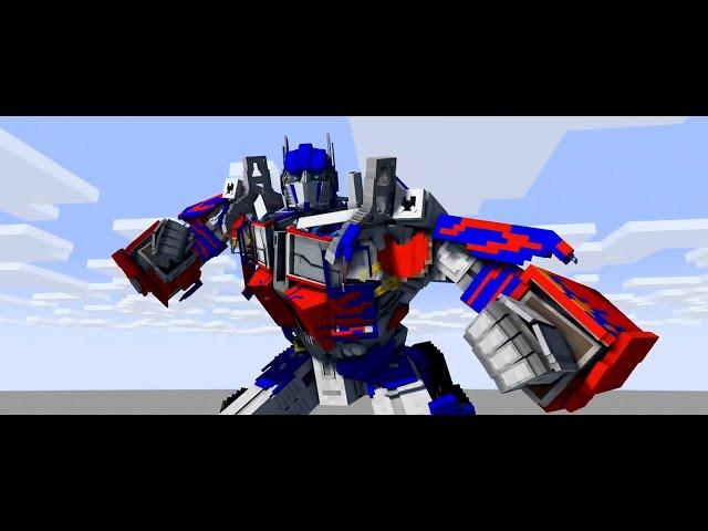 Transformers | Optimus prime transform animation | Made by Mine-imator