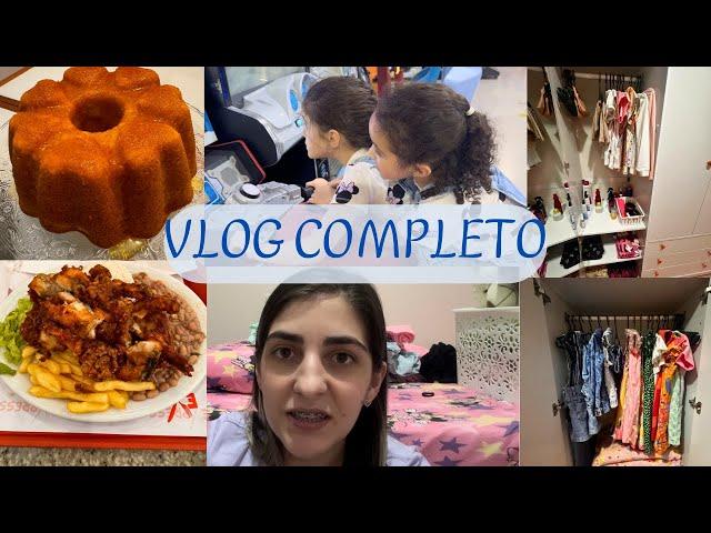 VLOG COMPLETO  | ORGANIZAÇÃO DO QUARTO | RECEITA BEM FACIL