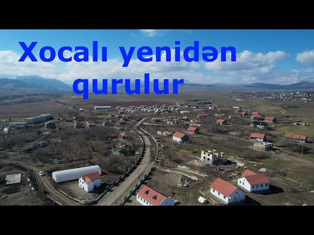 Xocalı belə qurulur/ Construction in Khojaly/ Строительство в Ходжалы