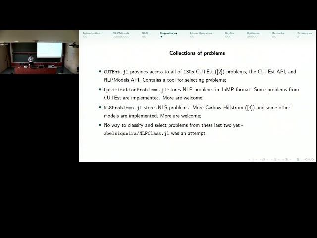 JuMP-dev 2018 | Developing new optimization methods with JuliaSmoothOptimizers | Abel Siqueira