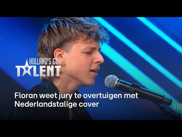 Floran weet opnieuw de jury in te pakken met zijn prachtige stemgeluid | Holland's Got Talent