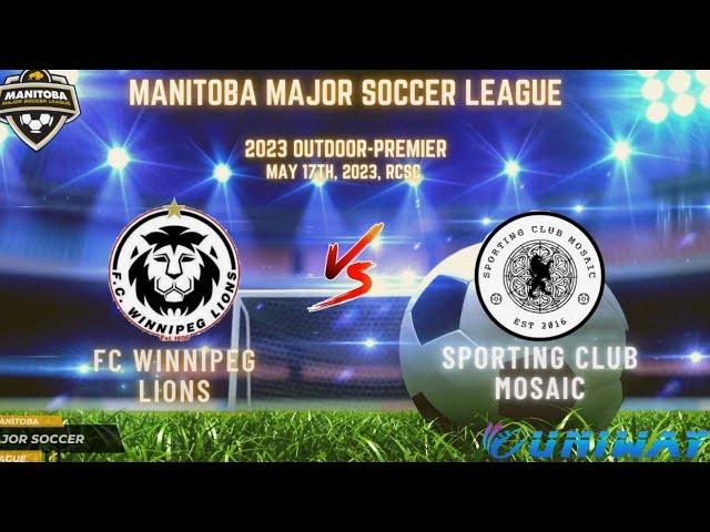 May 17 2023 Div 2 Premier Lions vs Sporting club Mosaic