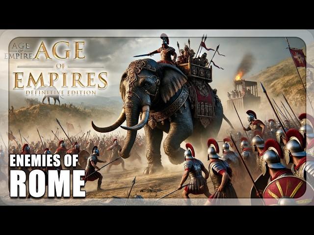 Age of Empires DE - Enemies of Rome, Full Campaign gameplay