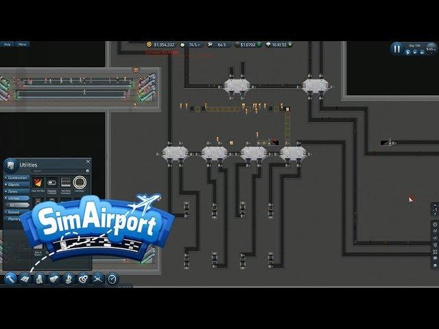 SimAirport S6 E70 Preparing Baggage Claim Move