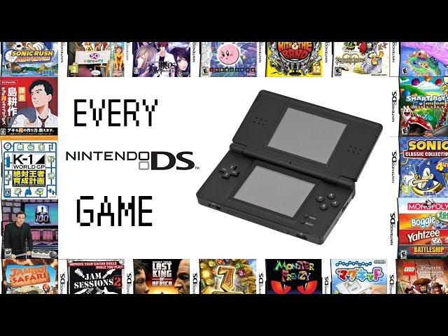 Every Single Nintendo DS Game Ever Made! (1839 GAMES!!)