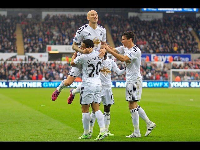 Jack Cork Goal Swansea City vs Liverpool 01 05 2016