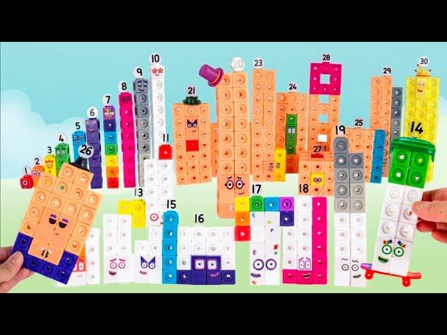 Let's Build Numberblocks 1-30 MathLink Cubes