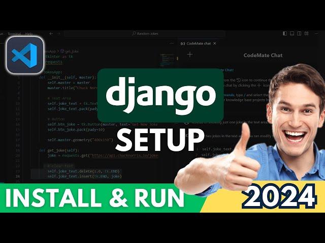 How to Install & Run Django 5.0.3 in Visual Studio Code (2024)