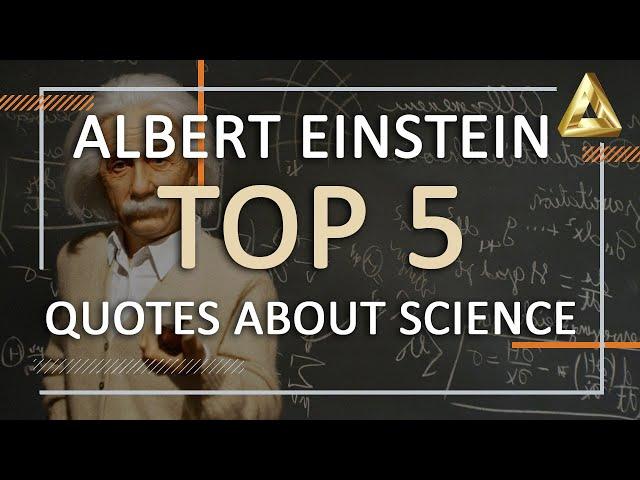 TOP 5 Famous quotes by Albert Einstein about Science