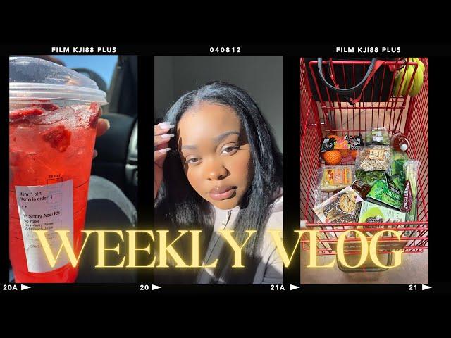 VLOG | CHIT CHAT GRWM, MEAL PREPPING, TRADER JOES RUN, RECOVERING FROM THE FLU, NEW HAIR FT. ULAHAIR