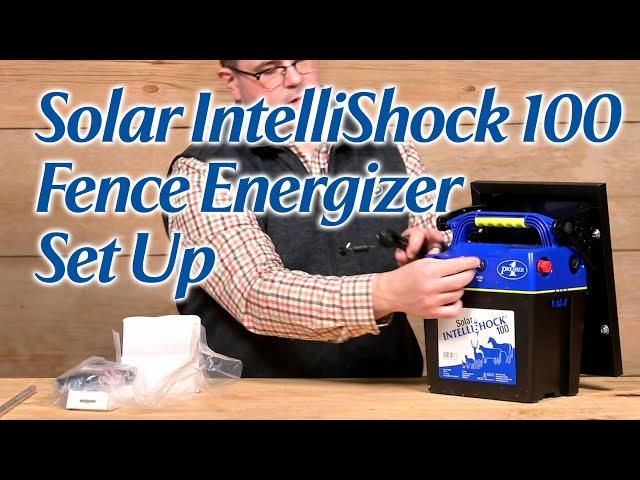 Solar IntelliShock 100 Fence Energizer Set Up