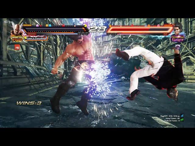 Heihachi Combo Damage in a Nutshell!