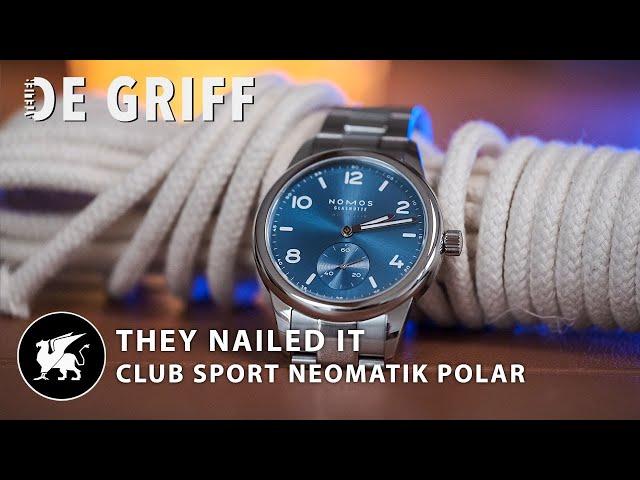 Excellent! Nomos CLUB SPORT Neomatik Polar Hands-On Review - Now In A 37mm Case - Atelier DE GRIFF