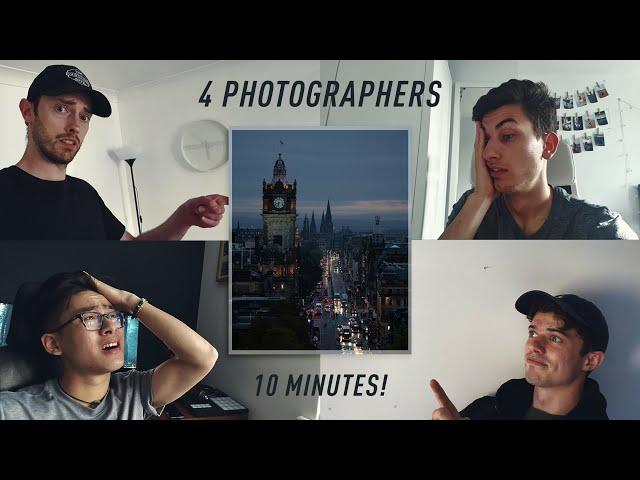 4 PHOTOGRAPHERS EDIT 1 PHOTO IN 10 MINUTES CHALLENGE |  UK Shooters