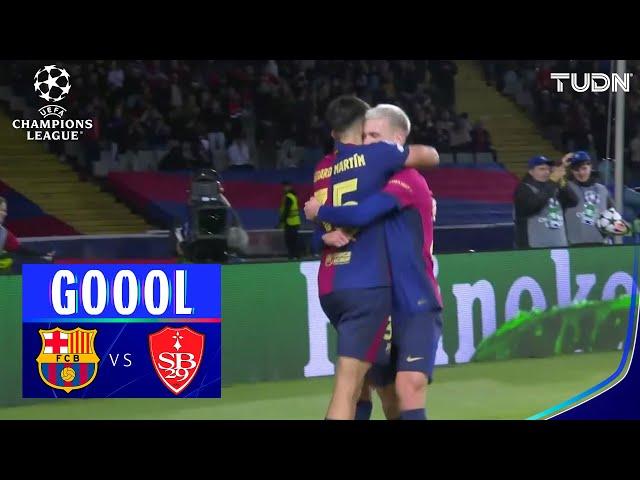 ¡DON DANI! Gran gol de Olmo | Barcelona 2-0 Stade Brestois | UEFA Champions League 24/25 | TUDN