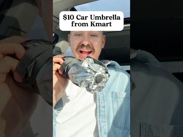 $10 Car Umbrella from Kmart! #kmartfinds