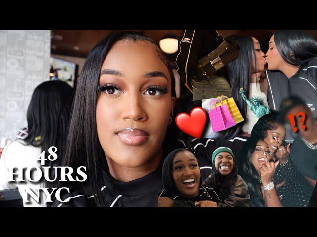 48HOURS IN NYC | HE TOOK ME & MY FRIENDS ON A SHOPPING SPREE