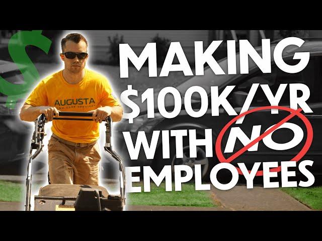 Secrets to Running a Successful Lawn Care Business WITHOUT EMPLOYEES! (Solo Operator)