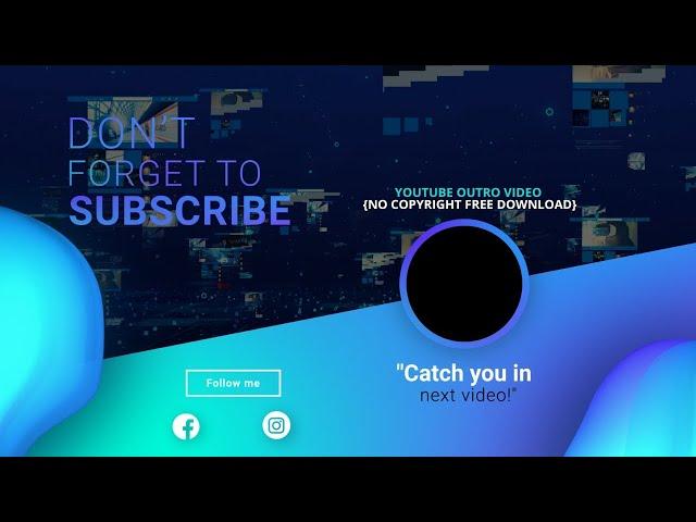 YouTube Outro Video {No Copyright Free Download} #youtube #2024 #outro #free