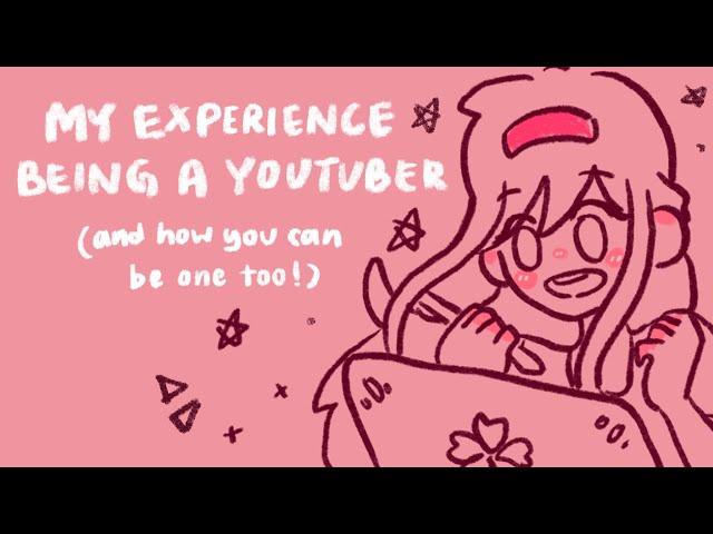 What it's like being a Youtuber!! (+my advice for starting a channel )