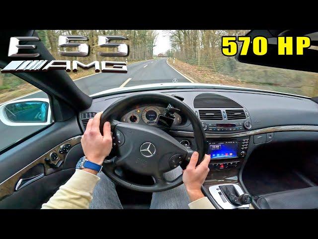 570HP Mercedes E55 AMG W211 *V8 KOMPRESSOR* POV Test Drive