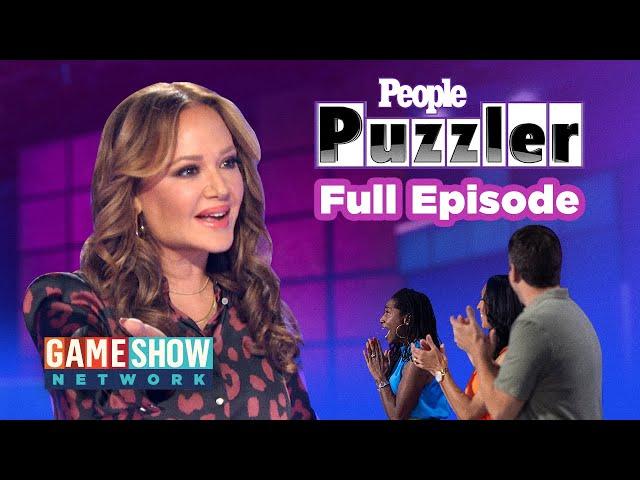 People Puzzler | FULL EPISODE | Leah Remini And a Chance To Win $10,000 | Game Show Network