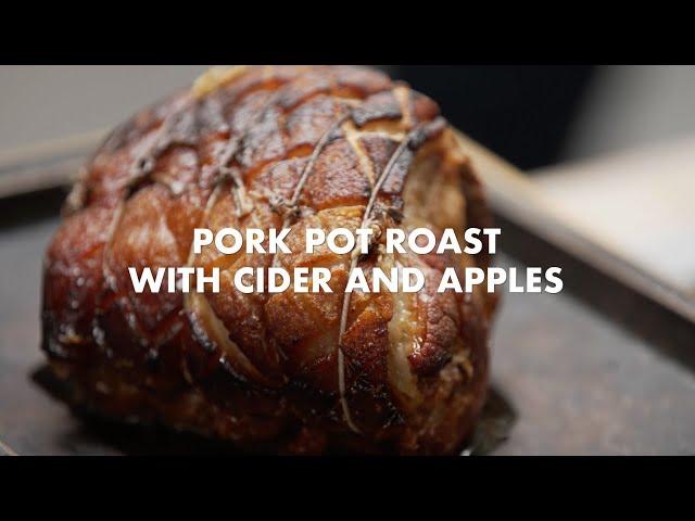 Pork Pot Roast with Cider & Apples from Real Life Recipes